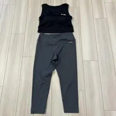 超美品　FILA カップ付タンクトップ・SANIDEIZ TOKYO八分スパッツ