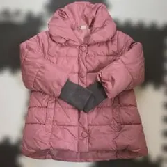 petit main ピンクダウンコート　130cm