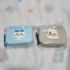 ちいかわ ミニシリコンポーチ ハチワレ ラッコ 2点