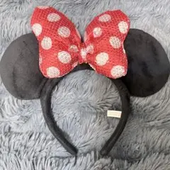 ディズニー ミニースパンコールカチューシャ