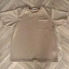 INHERIT ポケットTシャツ ベージュ