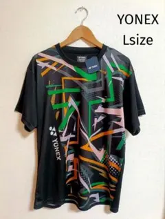 新品 ヨネックス YONEX 昇華Tシャツ ユニ プラクティス Tシャツ L 黒