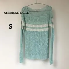 AMERICAN EAGLE ニットセーター 【S】ミントグリーン
