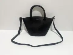 ANNA SUI アナスイ 2WAY ショルダーバッグ ハンドバッグ 黒のサムネイル