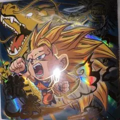 ドラゴンボール ウエハース シール 超サイヤ人3 孫悟空 龍拳 技GR レア