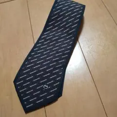 mila schon ネクタイ ネイビー 幾何学模様