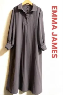 エマジェイムス 開襟 ワンピース レースアップ