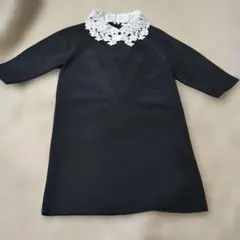 美品Sov. 黒いニット レース襟