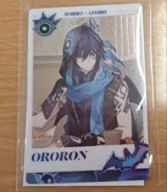 原神 スシロー オロルン メタリックコラボカード 観月の宴