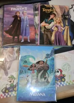 ぷ*ン様 ディズニー ハッピーくじ G賞 ポストカーブック 3枚セット