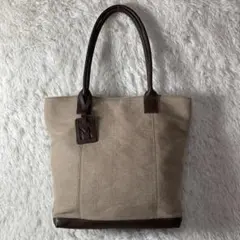 美品 MOTHERHOUSE マザーハウス トートバッグ キャンバス レザー切替