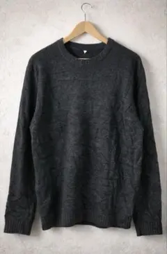 【美品】ヴィンテージ 着回し カジュアル ニット フリーサイズ 黒 古着 レトロ