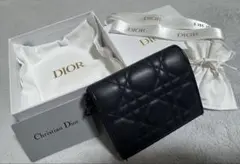 Christian Dior 二つ折り財布 ブラックのサムネイル