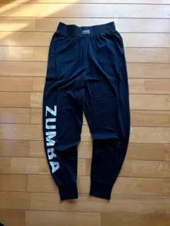 2025　JWI/正規品　着用数回　ZUMBA/ズンバ　パンツ　XS Zumba Elastic Waistband Slouch Woven Pants <White/Rainbow