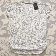 ✴️新品✴️◆ディズニー ミッキー総柄 レディース半袖Tシャツ◆