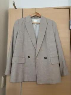テーラードジャケット　千鳥柄　H&M