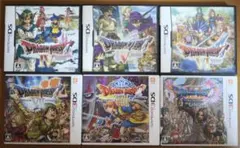 ドラゴンクエストシリーズ 6本セット DS 3DS