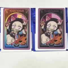 鬼滅の刃 鬼滅 竈門 ねずこ 禰豆子 ハロウィン メタリックカード メタカ
