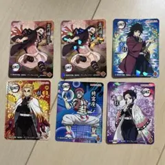 鬼滅の刃 キャラクターシール 6枚セット