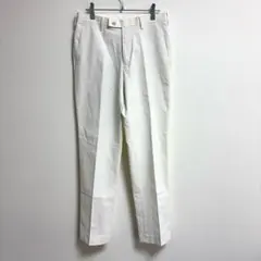 ✨良品✨ ユニクロ パンツ スラックス 綺麗め ホワイト 無地 ストレートパンツ