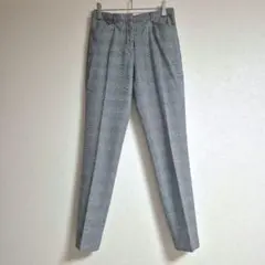 NATURAL BEAUTY BASIC グレンチチェック柄パンツ XS