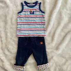 ミキハウス　ホットビスケット　上下セット売り