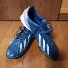adidas ネイビー トレーニングシューズ　F50 サッカー トレシュー