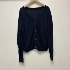 スタディオクリップ　stadioCLIP カーディガン　リネンブレンド　薄手