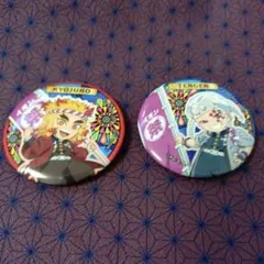 鬼滅の刃　イオン　オリジナル缶バッチ　宇髄 天元　煉獄 杏寿郎　【弐】