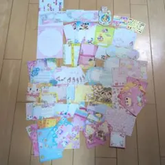 【平成レトロ】レターセット・メモ まとめ売り 大量 かわいい 文房具