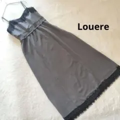 ★☆美品 ルエレ キャミワンピース レース フレア ワンピース グレー
