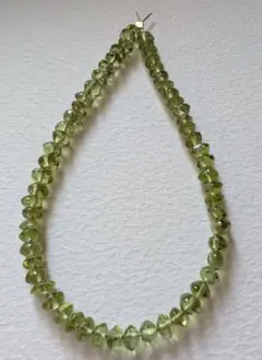 【千円市】ペリドット 半連 4mm 19cm