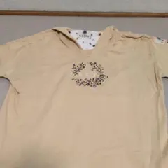 KETTY 花柄刺繍 セーラーカラー Tシャツ ベージュのサムネイル