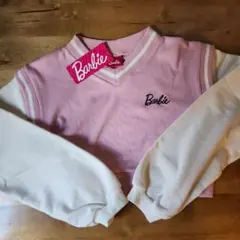 新品未使用　Barbie キッズ　160 トレーナー　カットソーのサムネイル