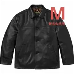キムタク着 supreme schott leather car coat Supreme x Schott】Leather Car Coat Black - 25SS (Supreme/レザー