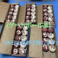 ジャンク品　ゲートボール球　4セット➕半端(8球) ゲートボール玉