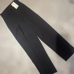 ハイウエスト　スラックス　タックワイドパンツ