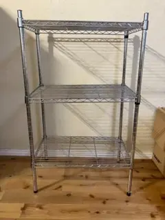 スチールラック　寸法 約横幅 64cm 奥行47cm 高さ94cm