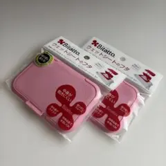 2個❤️Bitatto ウェットシートのフタ ピンクのサムネイル