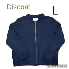 【Discoat】 ネイビー　ブルゾン　L