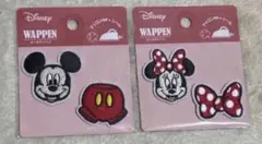 ディズニー ミッキー＆ミニー ワッペン