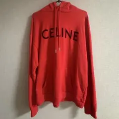【CELINE】ルーズ フーディー パーカー コットン レッド メンズのサムネイル