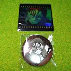 鬼滅の刃 ufotableダイニング クリアカード 缶バッジ 猗窩座