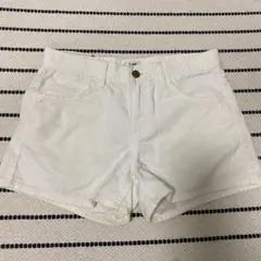 【Lee】ショートパンツ（ホワイトコーデュロイ）