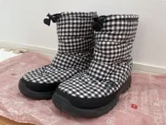 THE NORTH FACE ギンガムチェック ダウンブーツ 23センチ