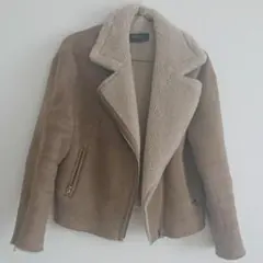 ZARA ザラ アウター ムートン ボア ライダース