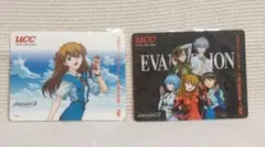 日本製　UCC×ヱヴァンゲリヲン劇場版:破　特製ミニマウスパッド　2枚セット