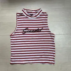 クロップドタンクトップ ボーダー