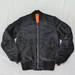 ALPHA INDUSTRIES MA-1 ブラック フライトジャケット XS