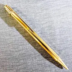 美品 送料込み】カルティエ マスト ドゥ ボールペン ゴールド 縦縞